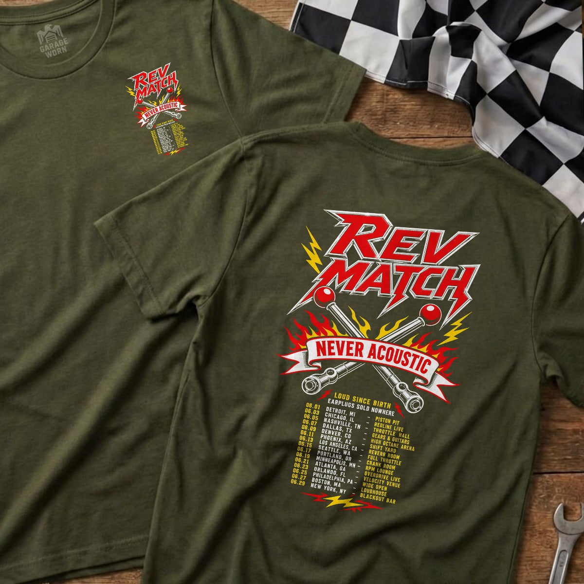 Military Green | Front & Back