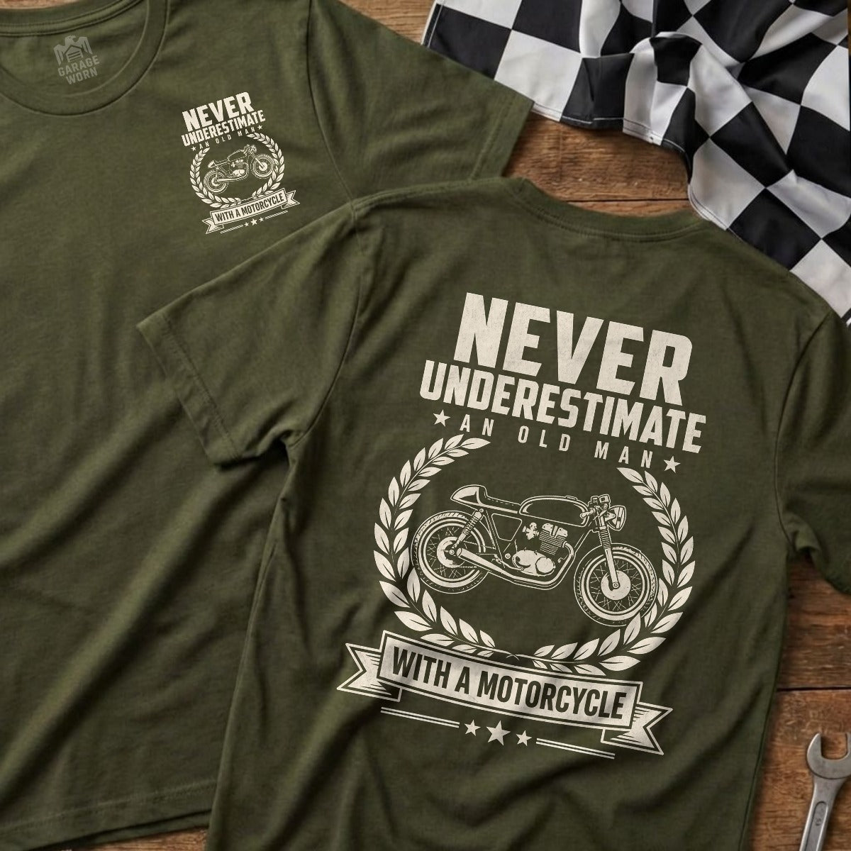 Military Green | Front & Back