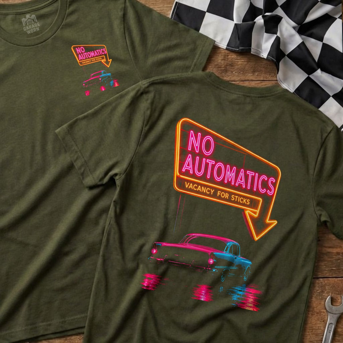Military Green | Front & Back
