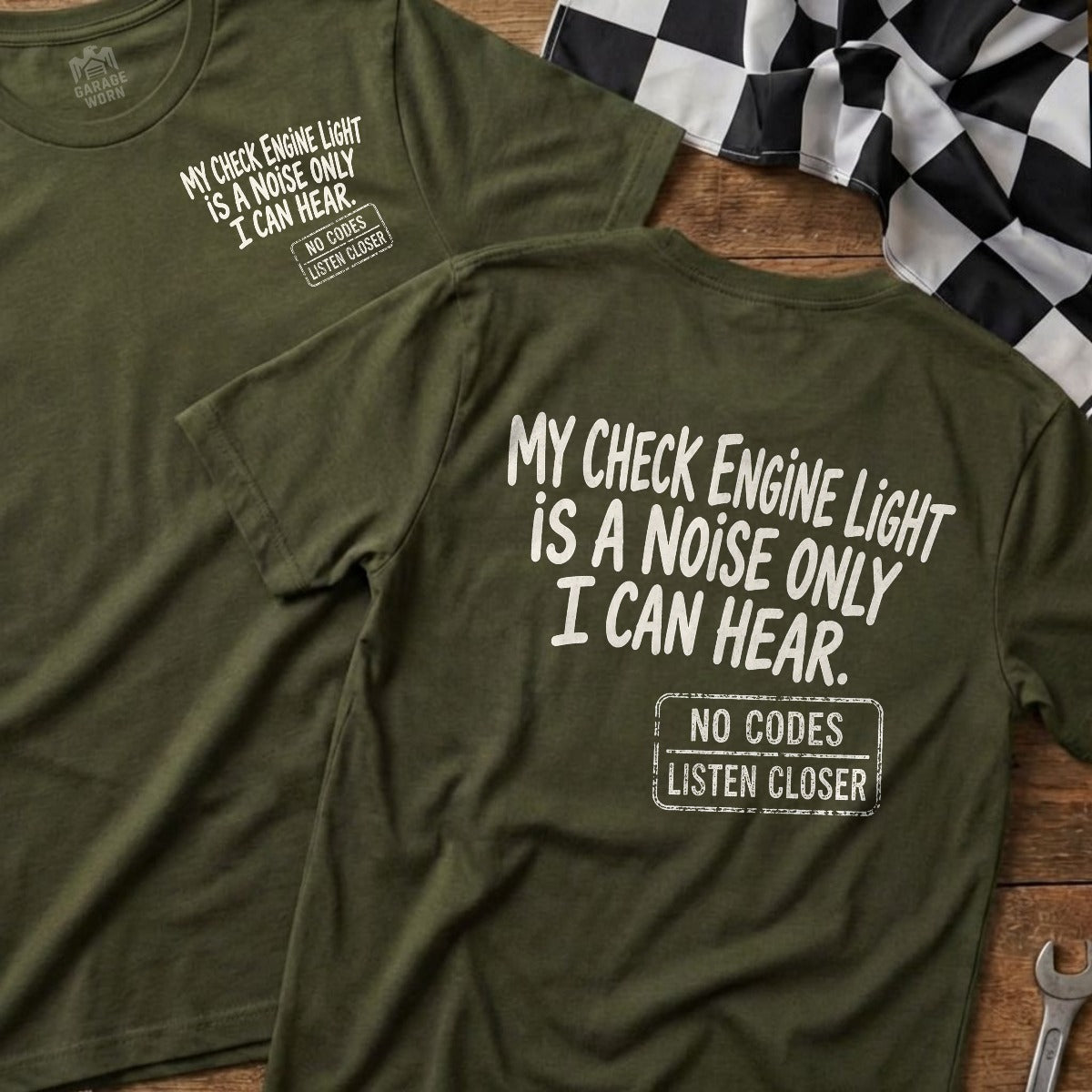 Military Green | Front & Back