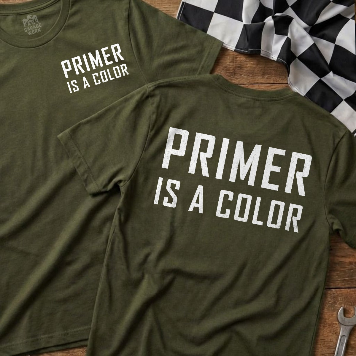 Military Green | Front & Back