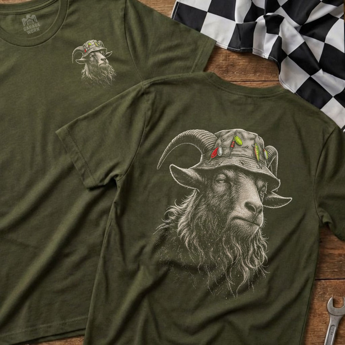 Military Green | Front & Back