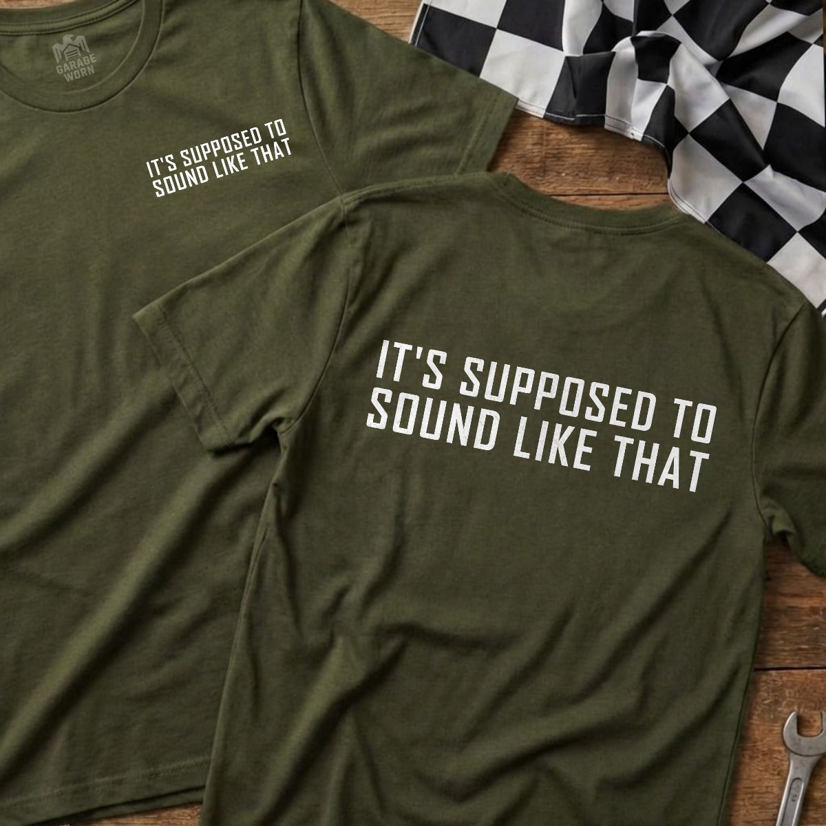 Military Green | Front & Back