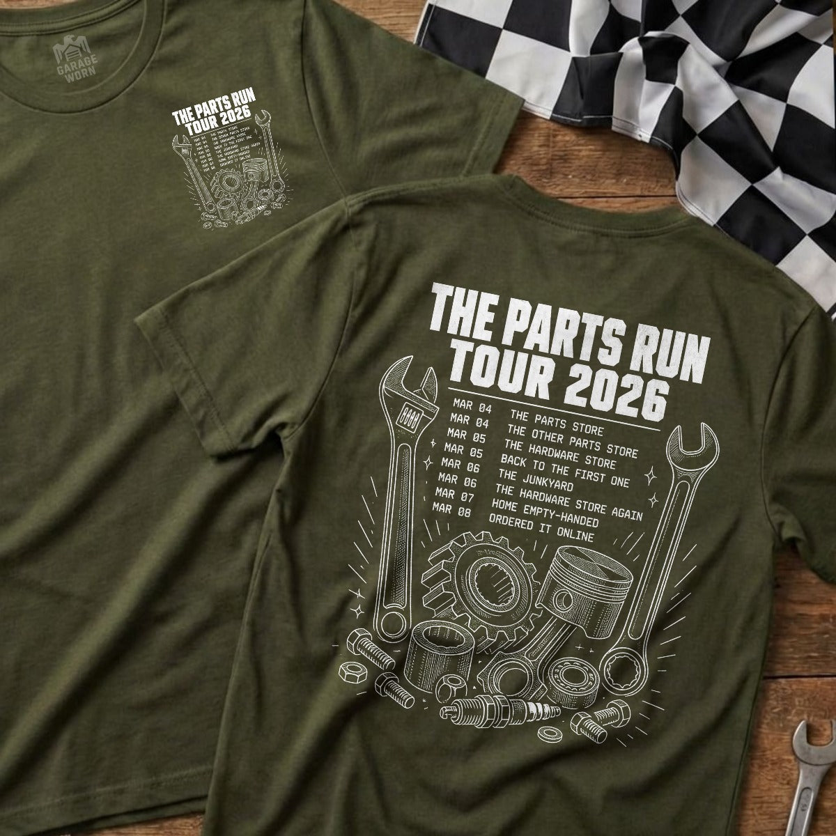 Military Green | Front & Back