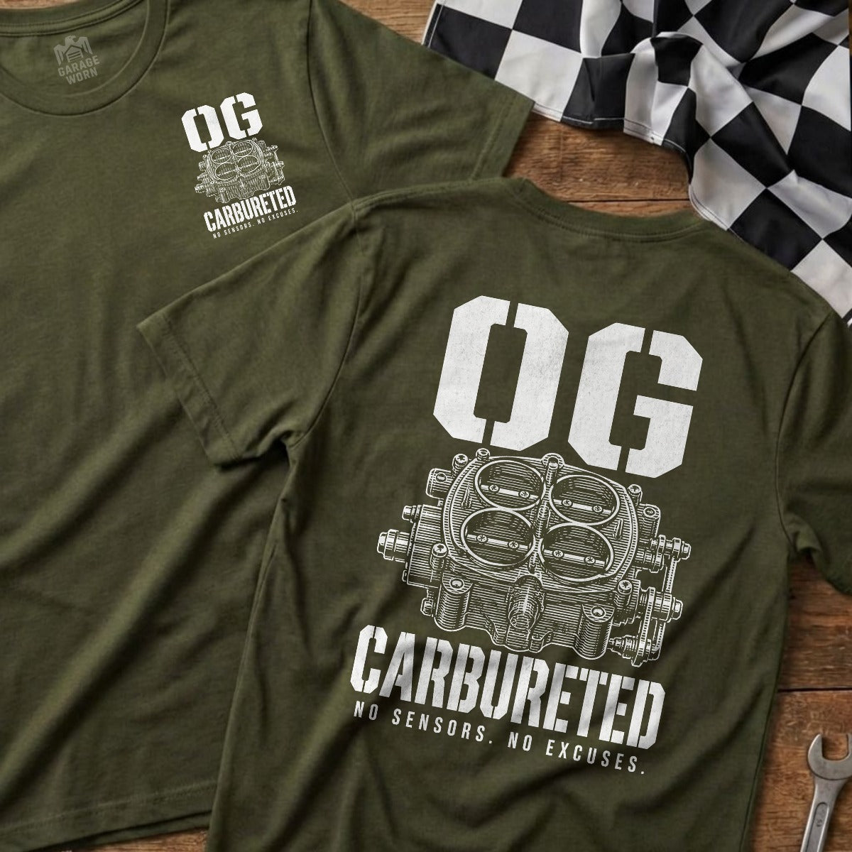Military Green | Front & Back