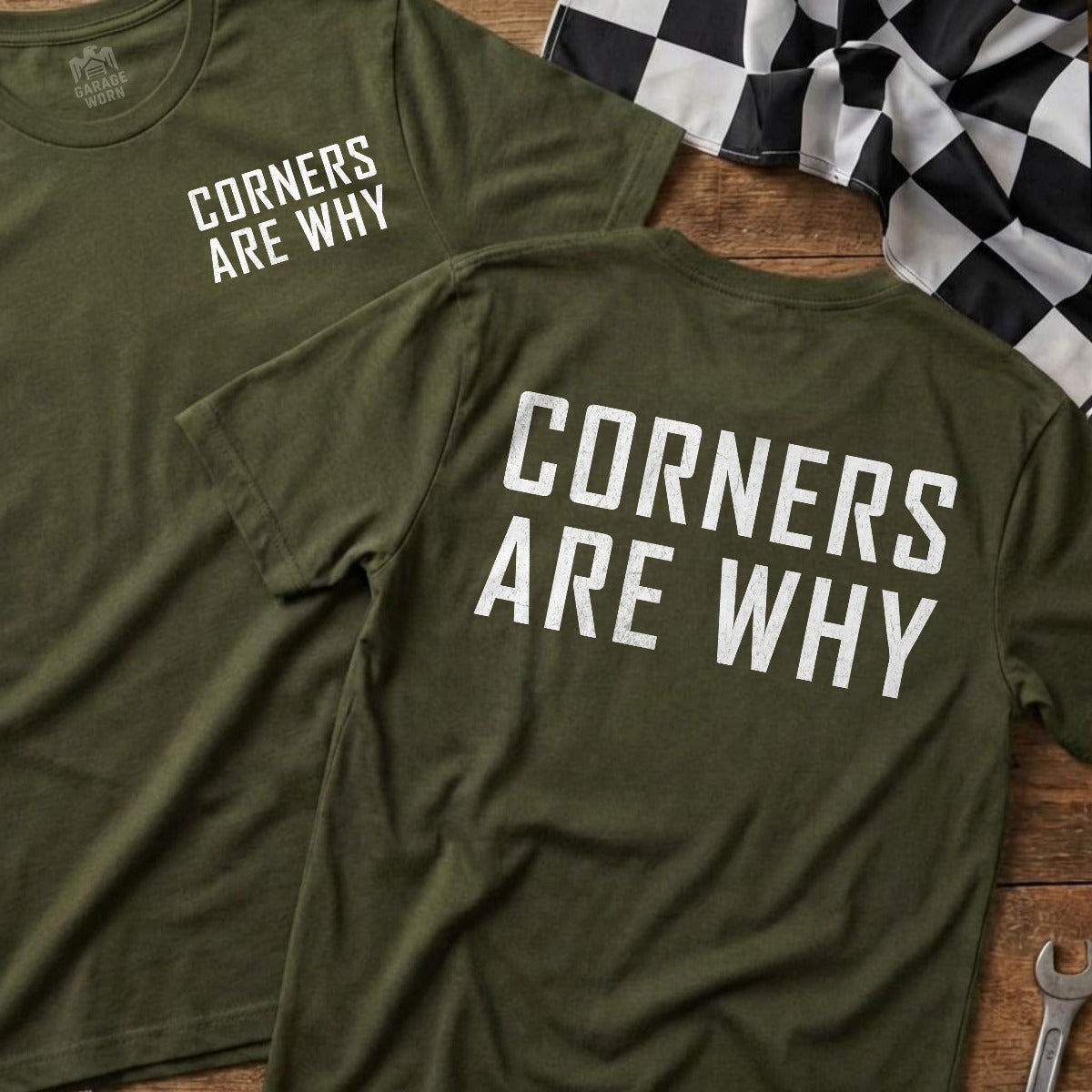 Military Green | Front & Back
