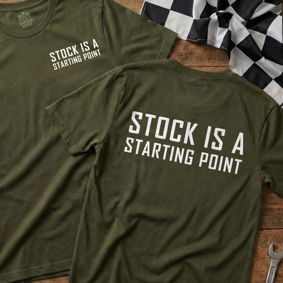 Military Green | Front & Back