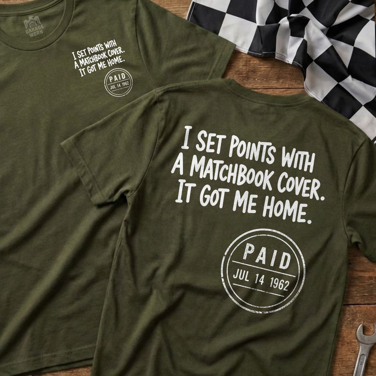 Military Green | Front & Back