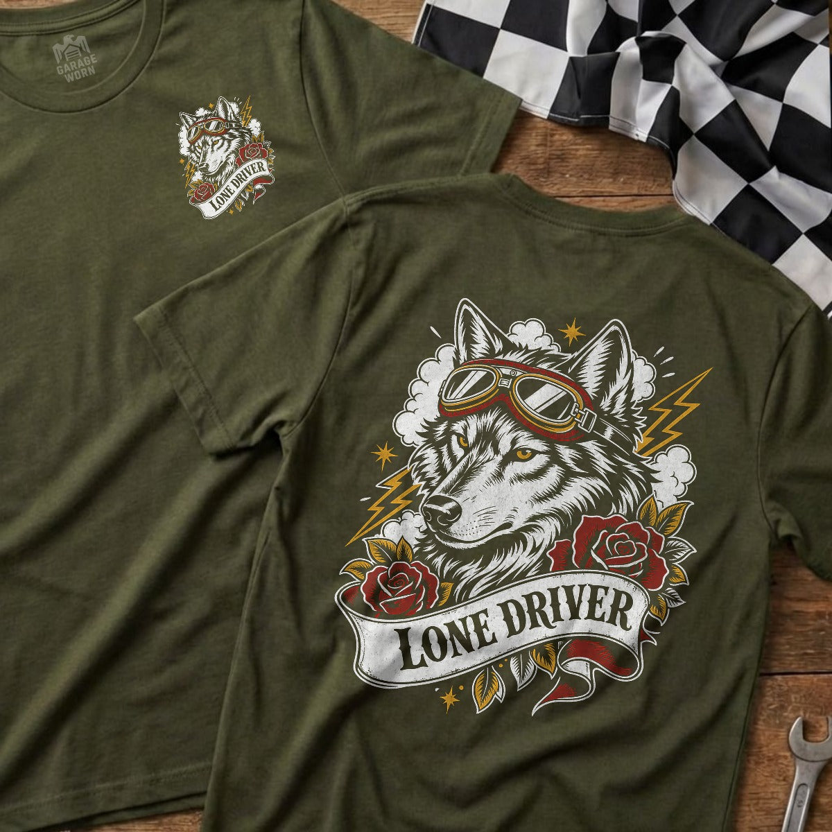 Military Green | Front & Back