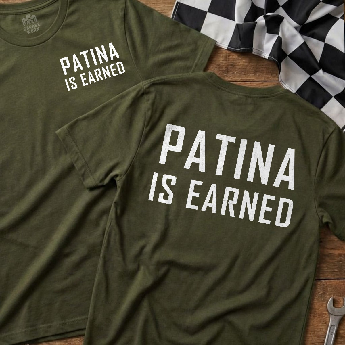 Military Green | Front & Back