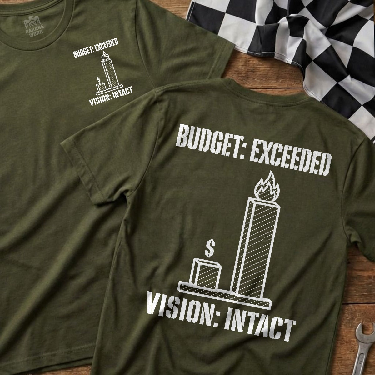 Military Green | Front & Back