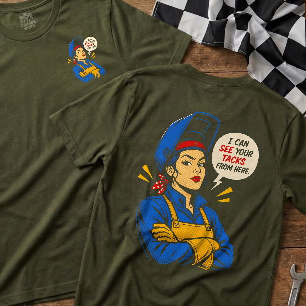 Military Green | Front & Back
