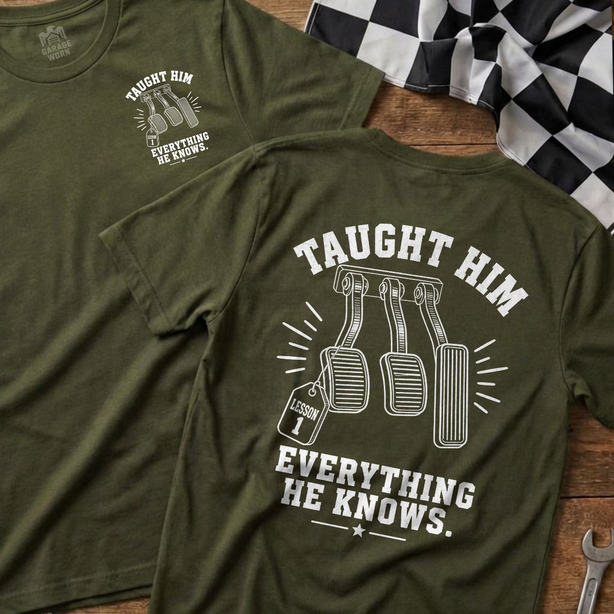 Military Green | Front & Back