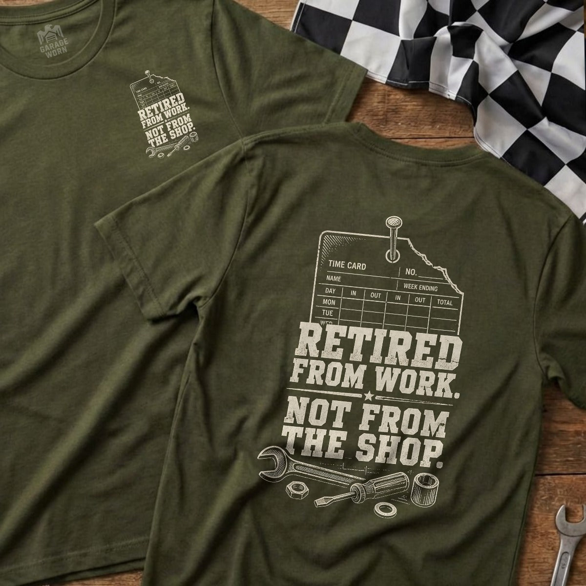 Military Green | Front & Back