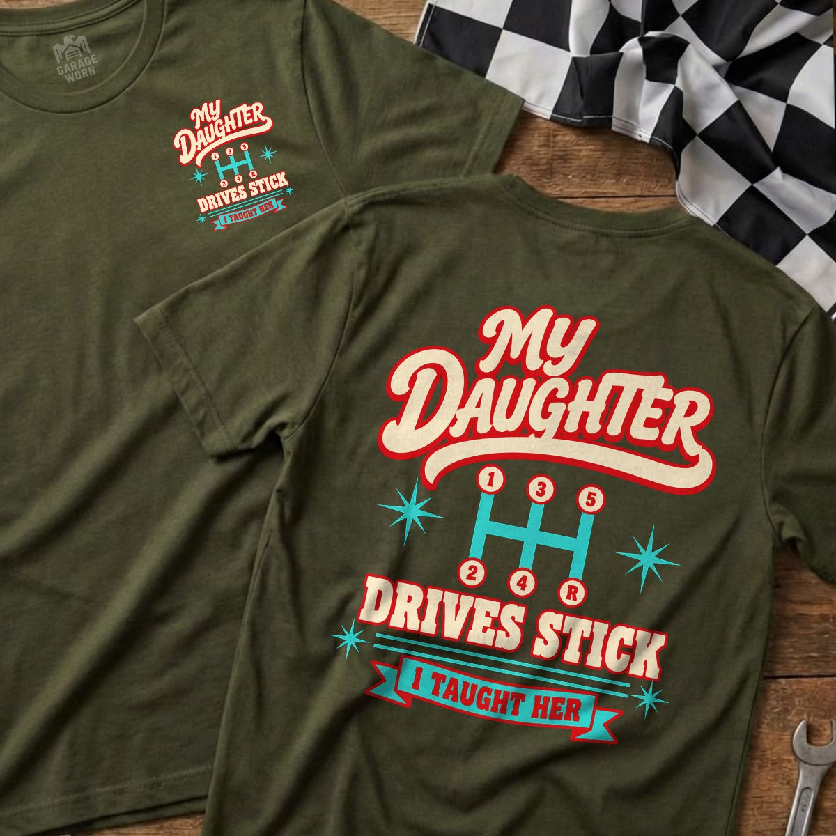Military Green | Front & Back
