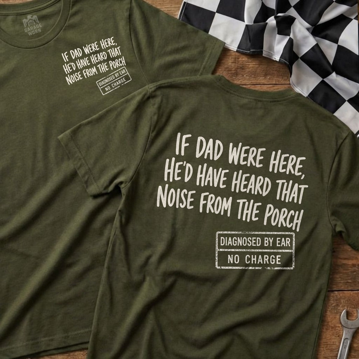 Military Green | Front & Back