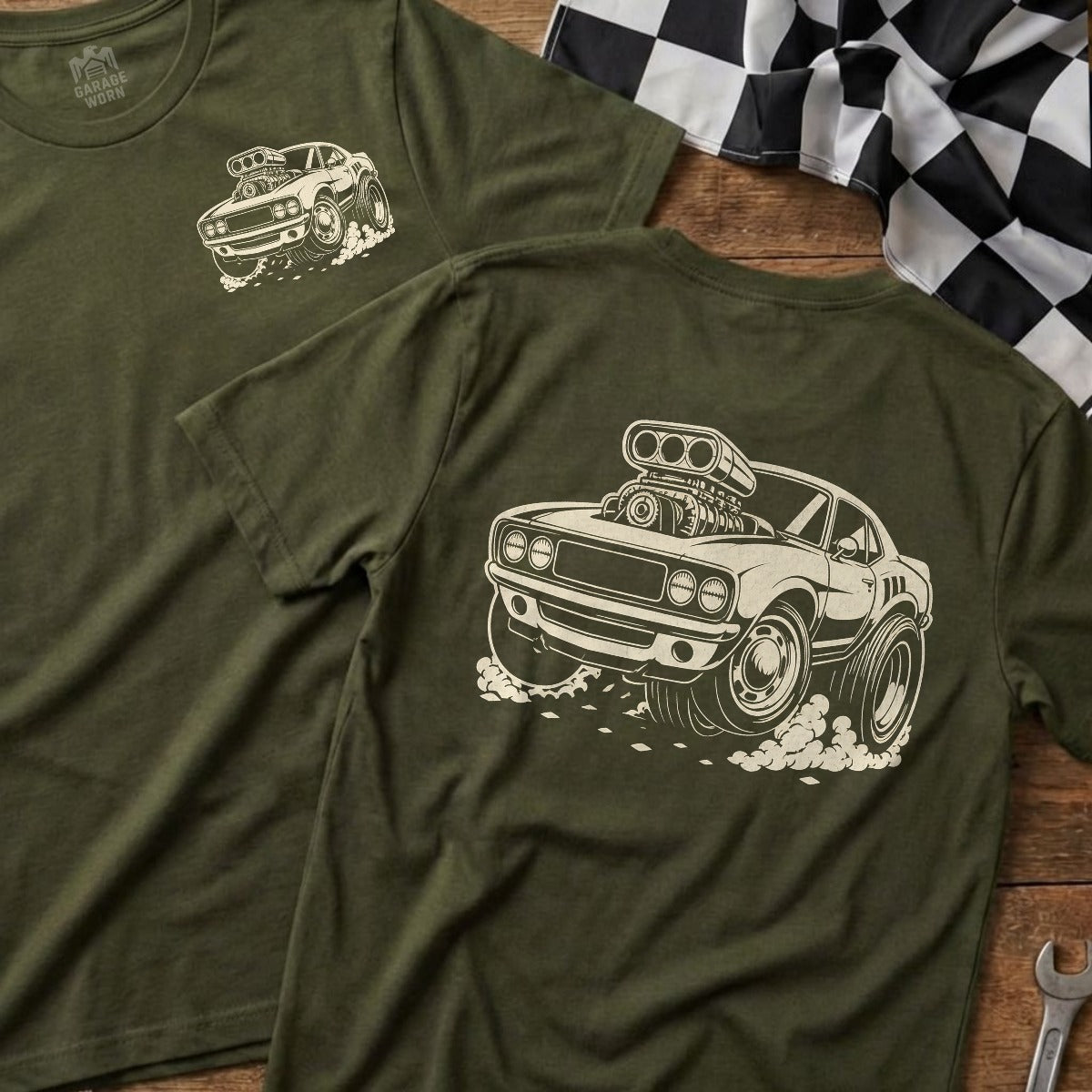 Military Green | Front & Back