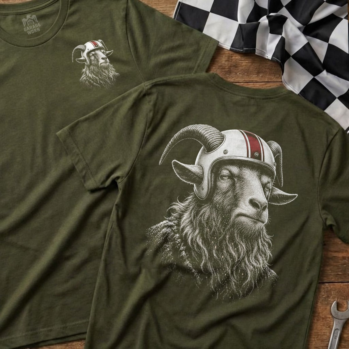 Military Green | Front & Back