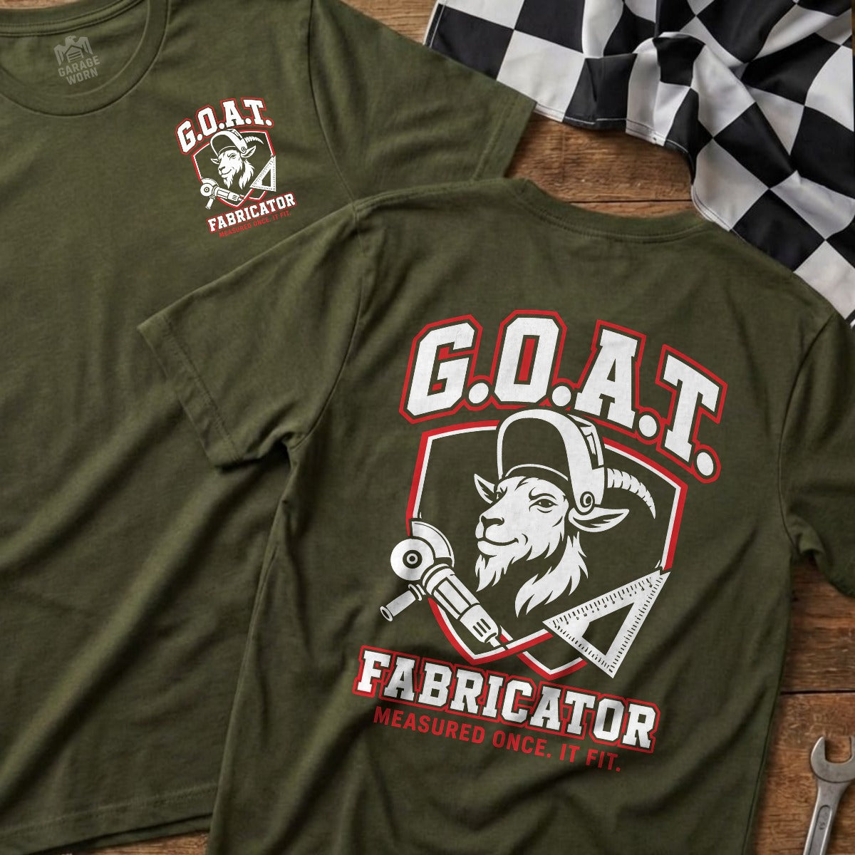 Military Green | Front & Back