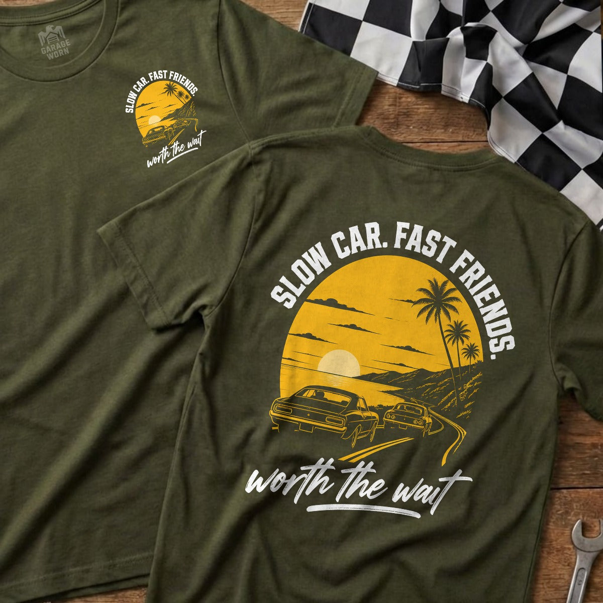 Military Green | Front & Back