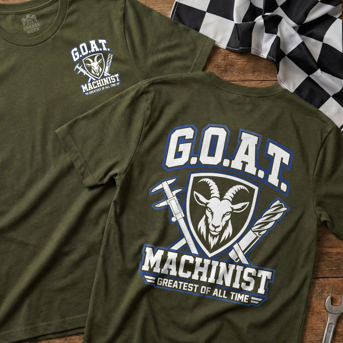 Military Green | Front & Back