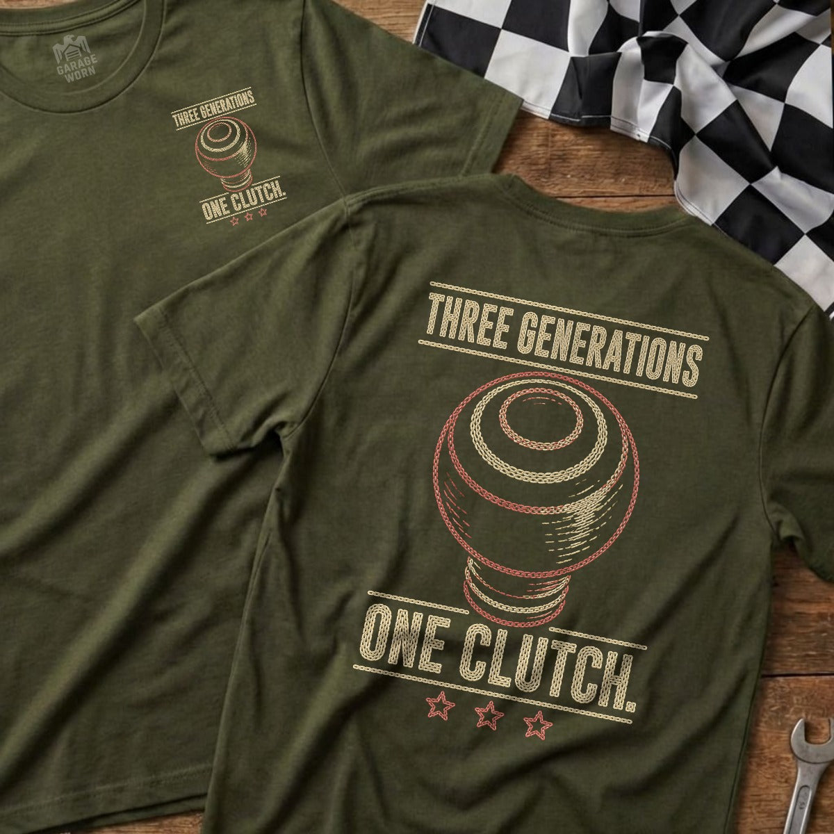 Military Green | Front & Back