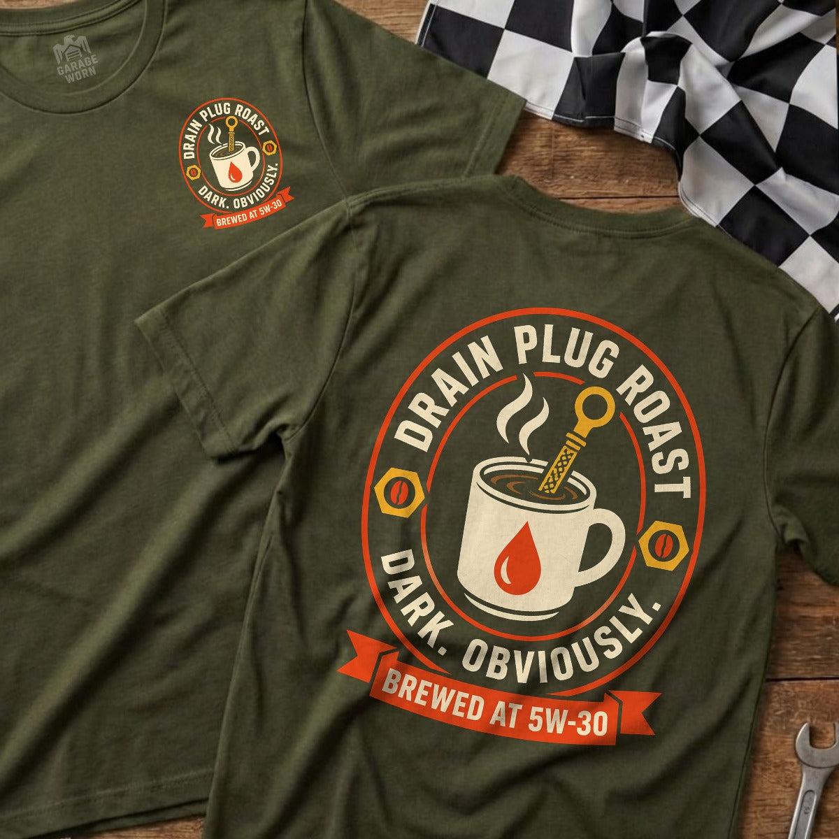 Military Green | Front & Back