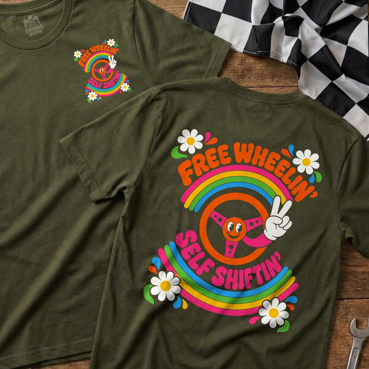 Military Green | Front & Back