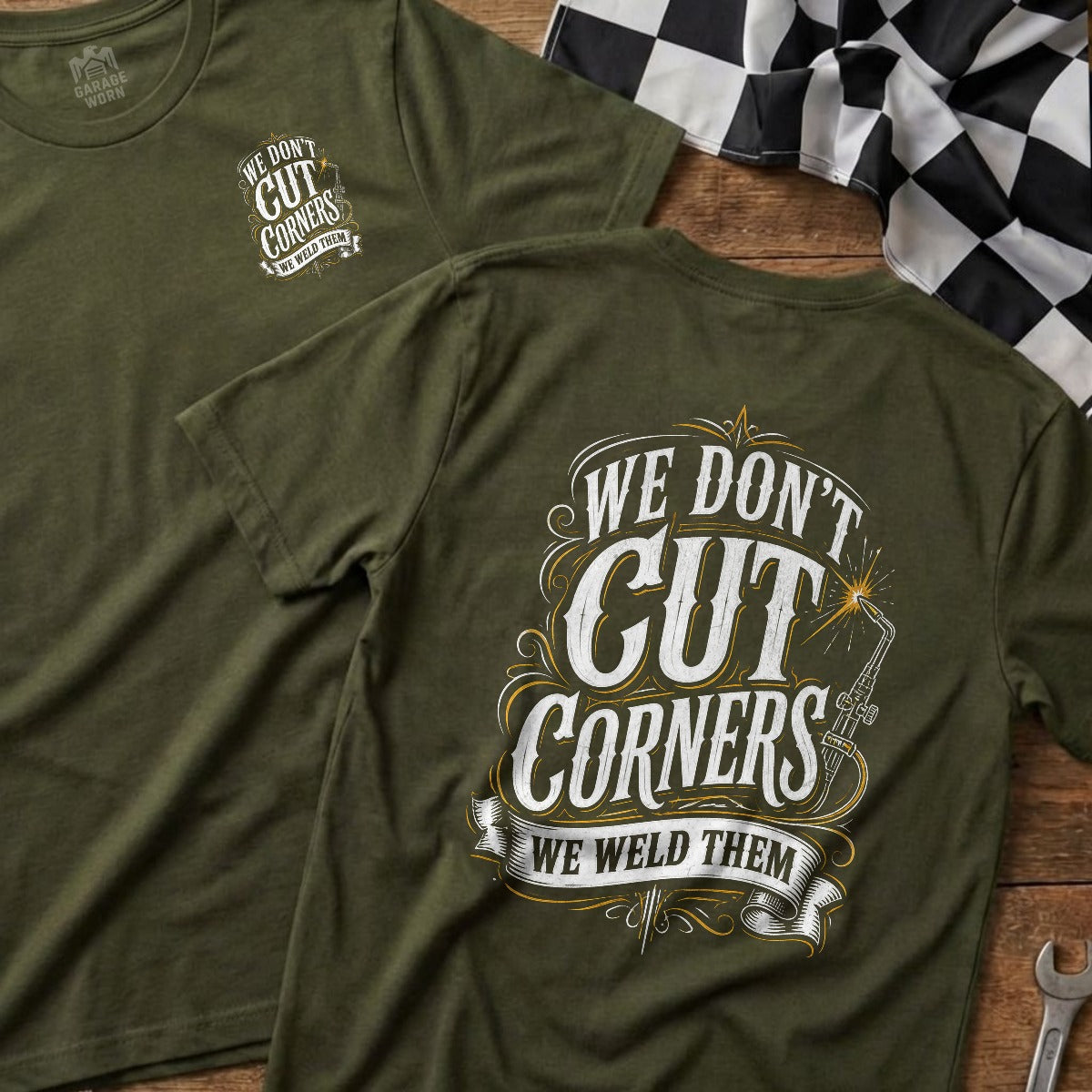 Military Green | Front & Back