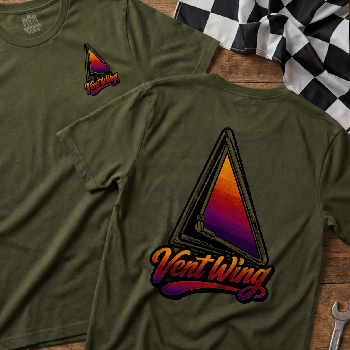 Military Green | Front & Back