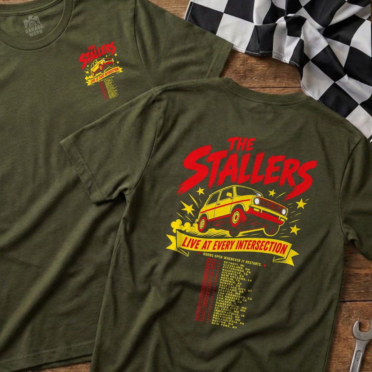 Military Green | Front & Back