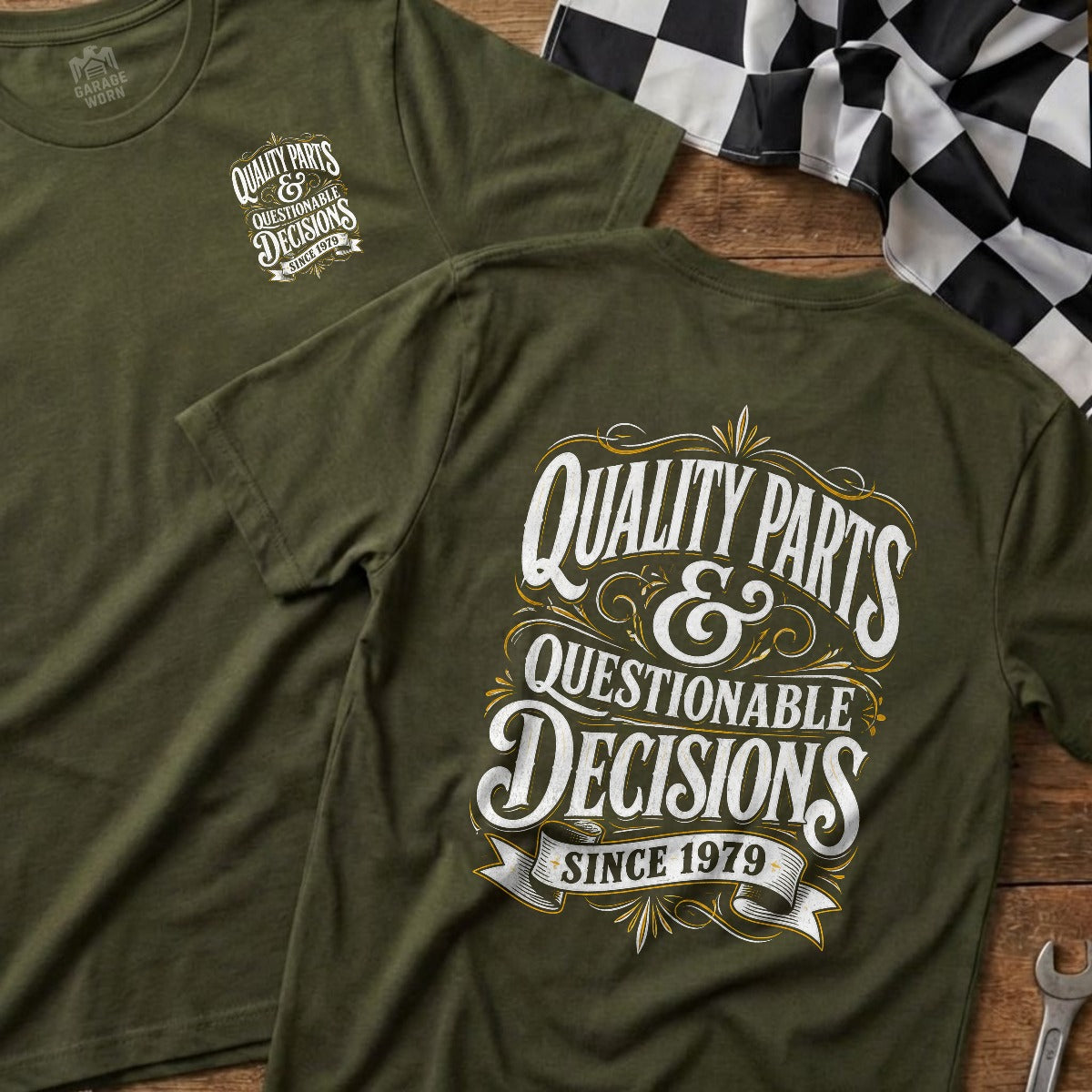 Military Green | Front & Back