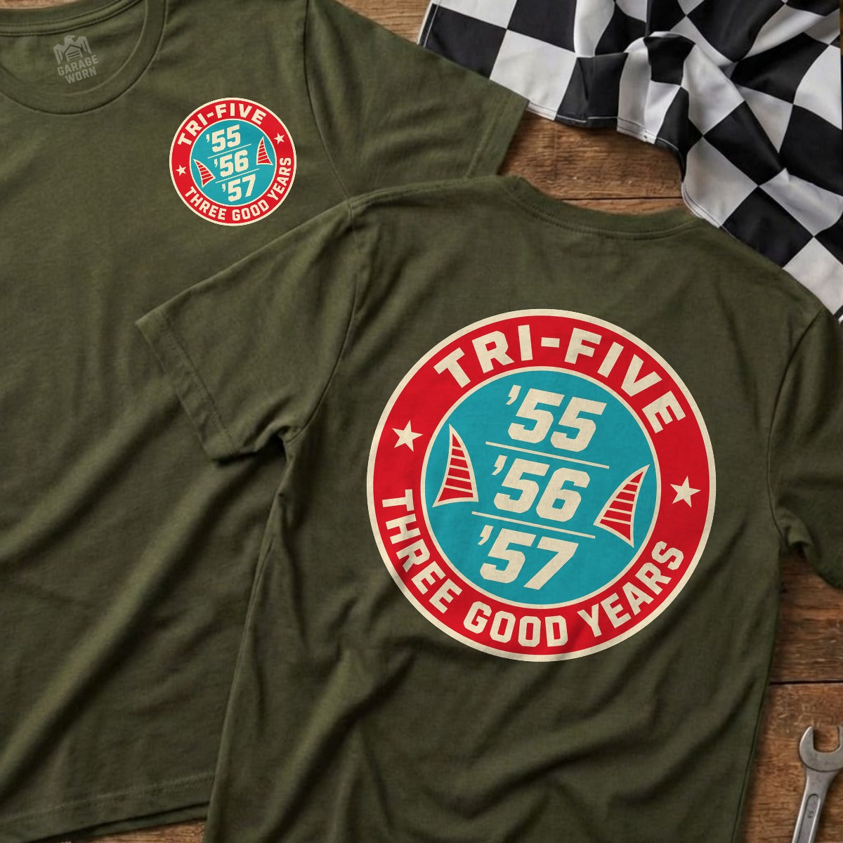 Military Green | Front & Back