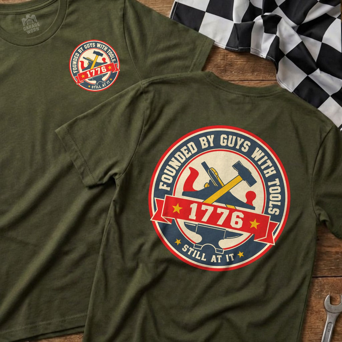 Military Green | Front & Back