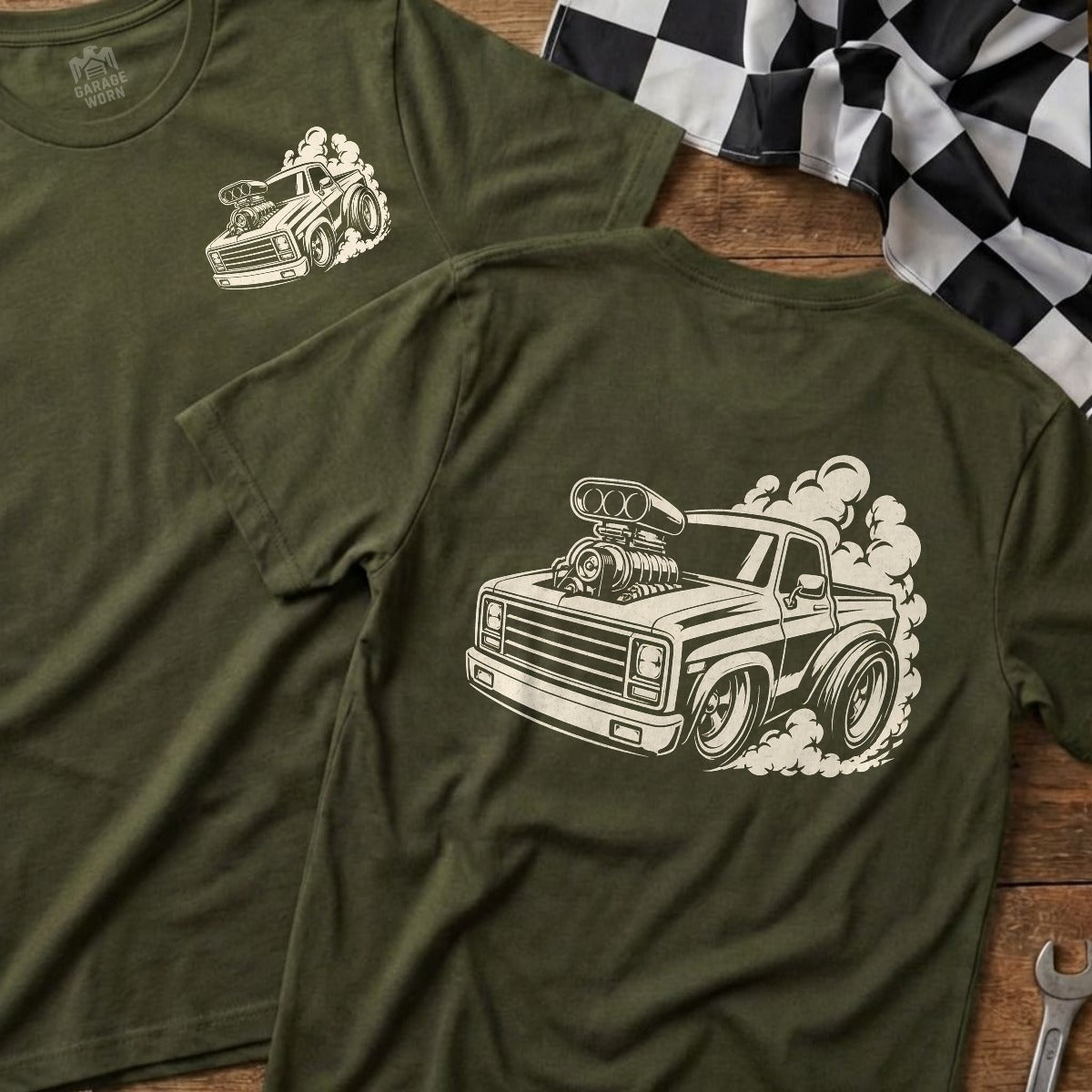 Military Green | Front & Back