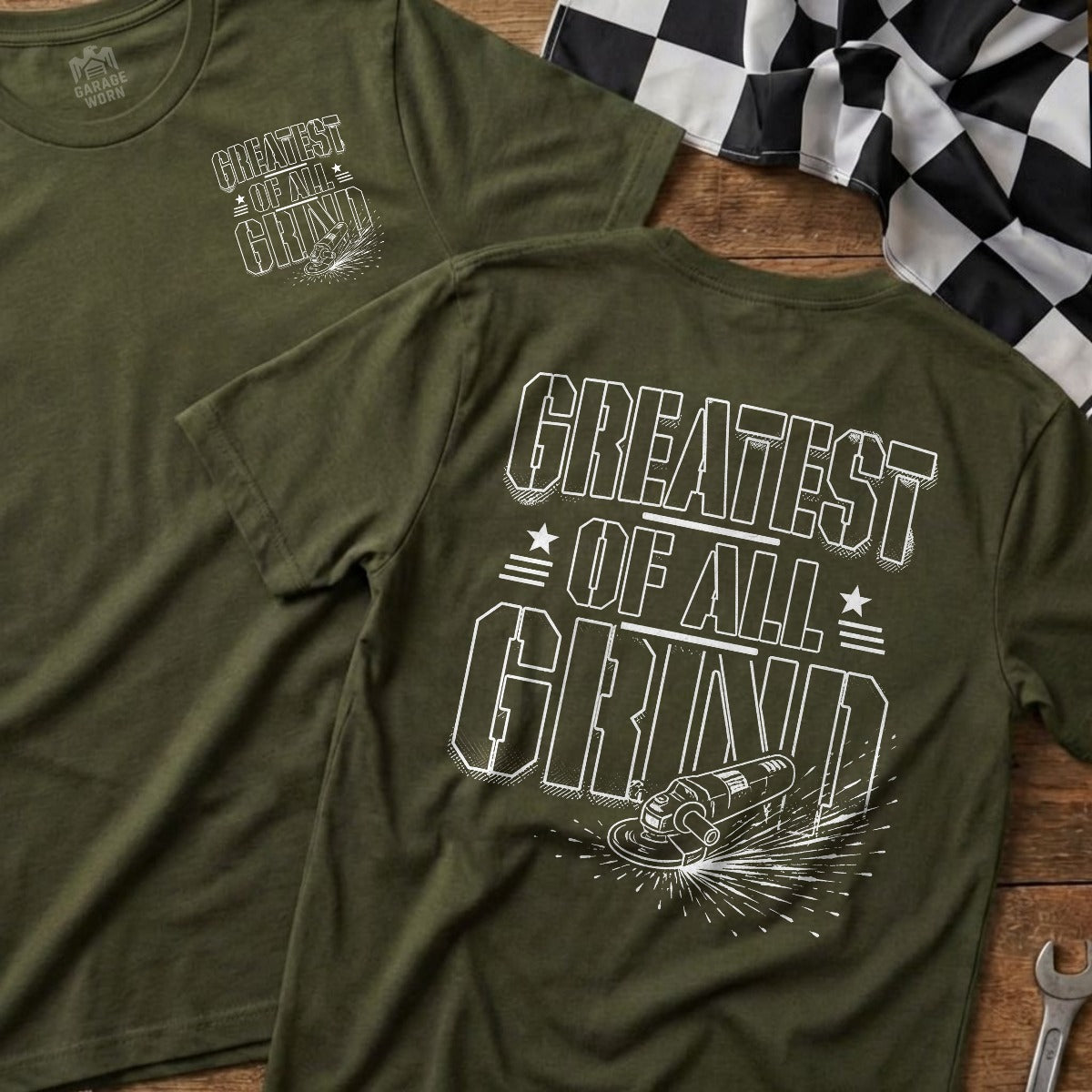 Military Green | Front & Back