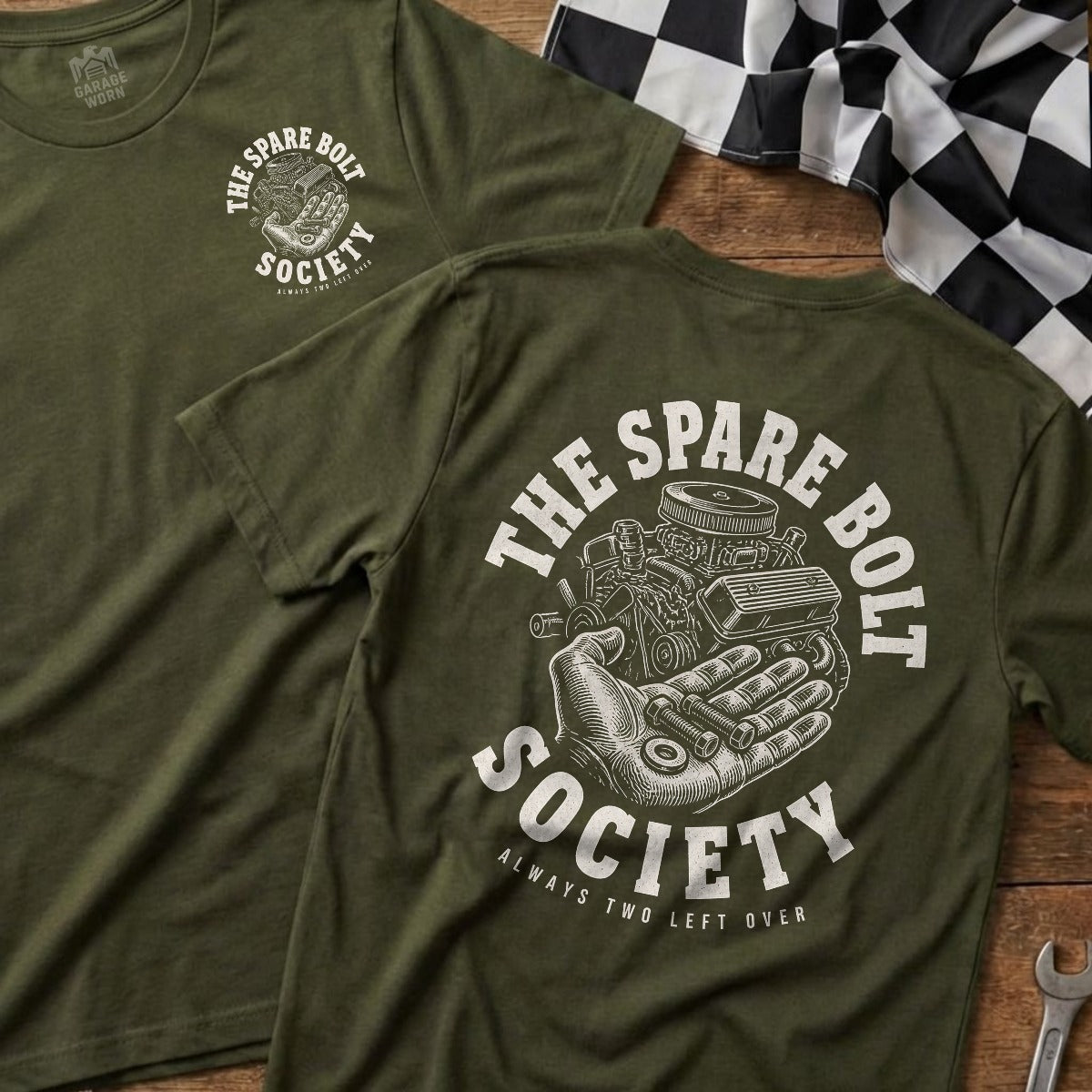 Military Green | Front & Back