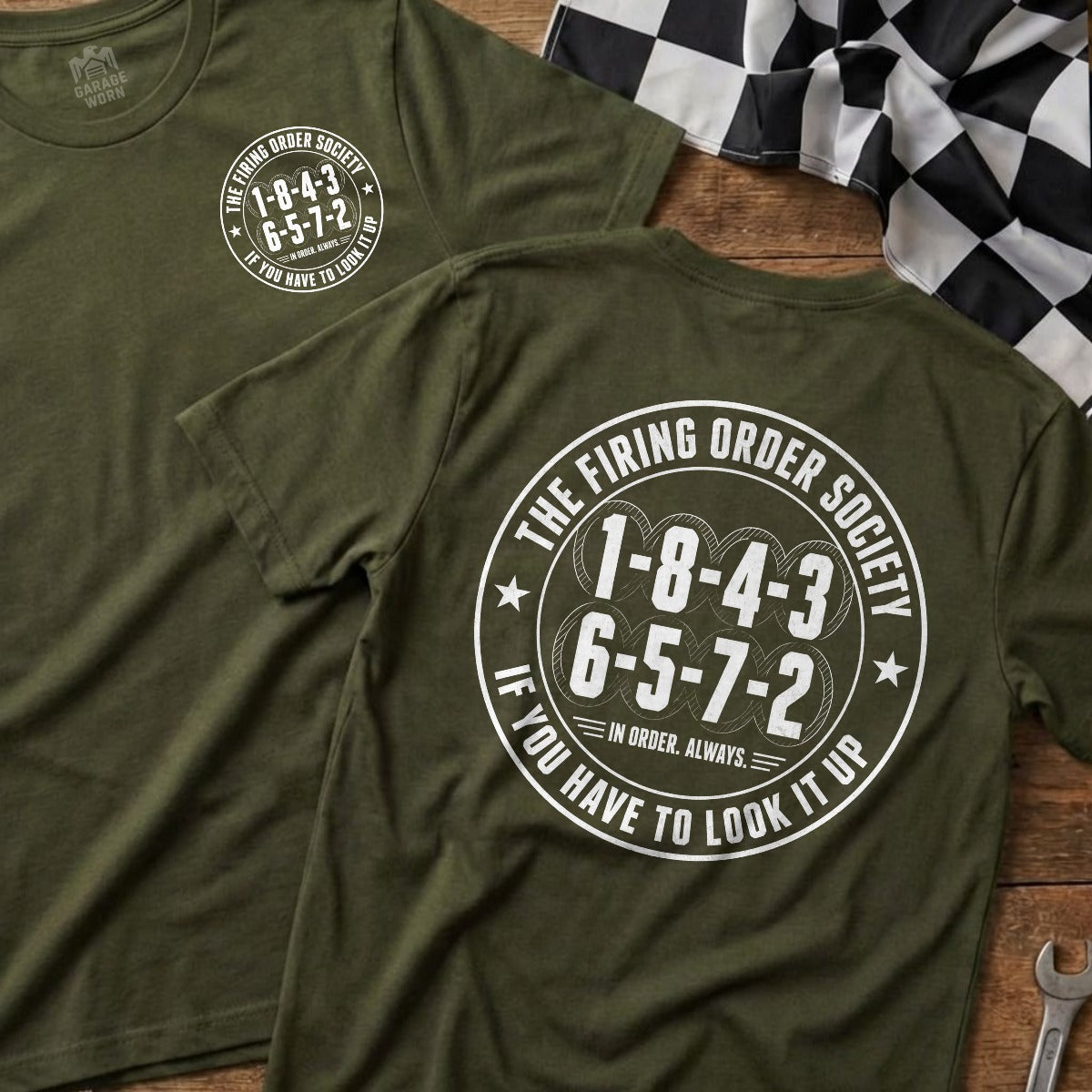 Military Green | Front & Back