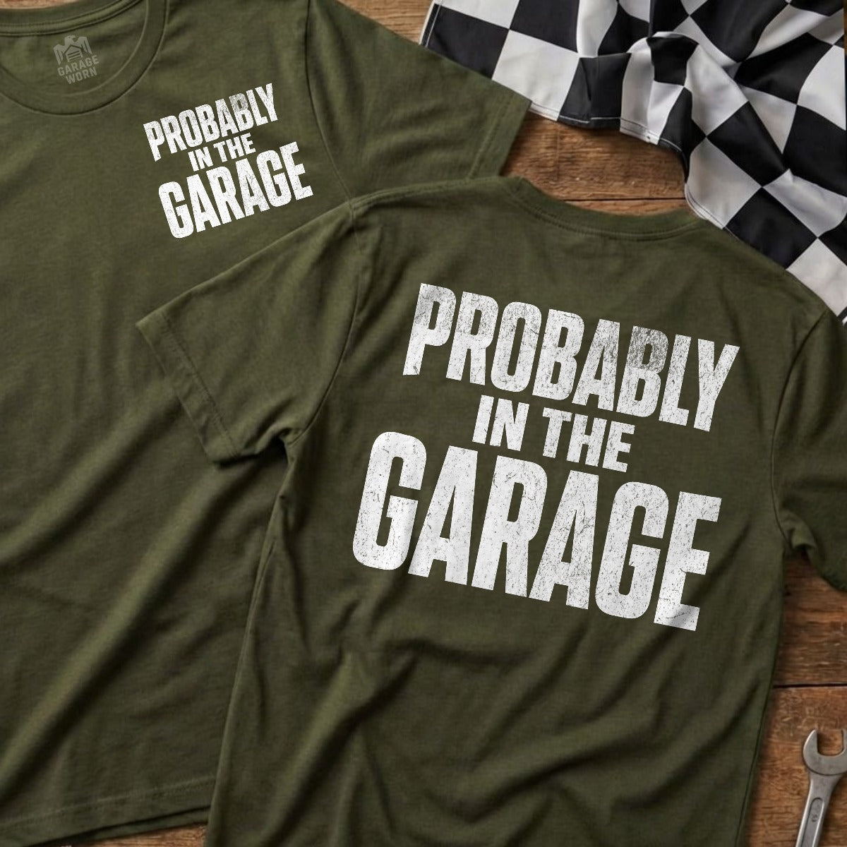 Military Green | Front & Back