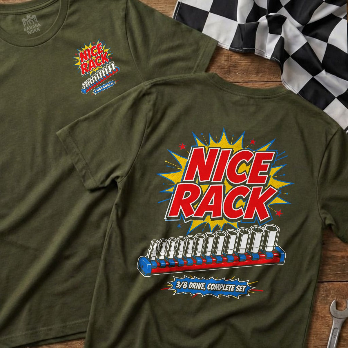 Military Green | Front & Back
