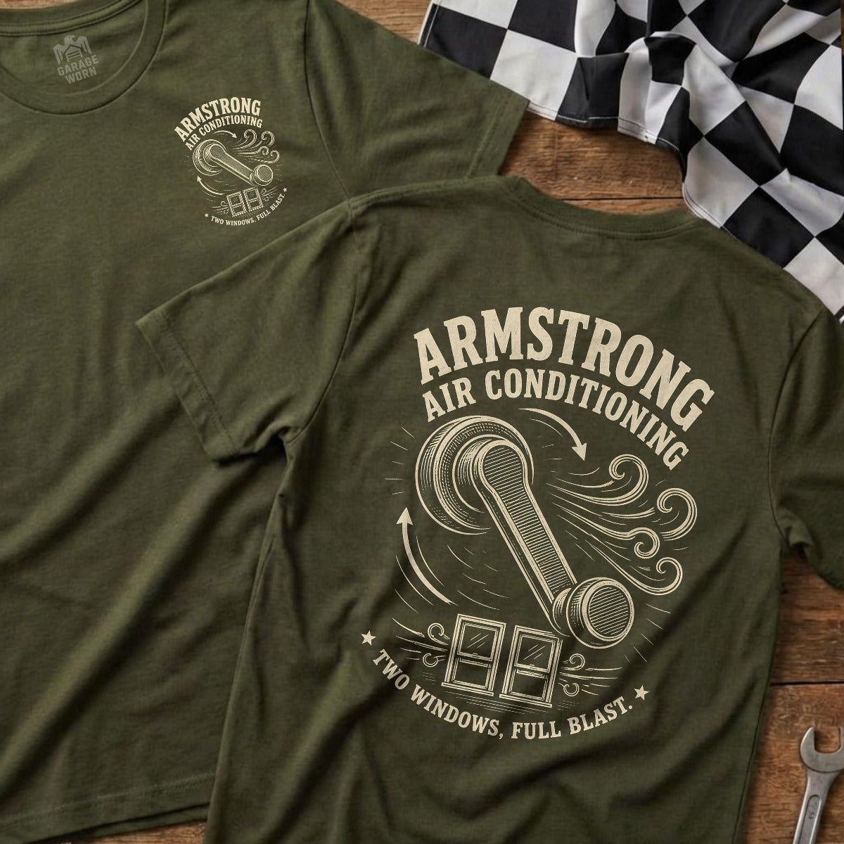 Military Green | Front & Back