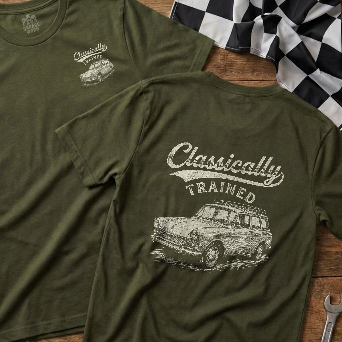 Military Green | Front & Back