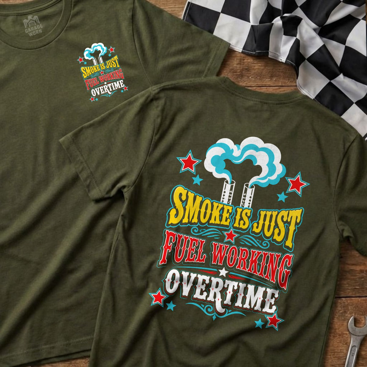 Military Green | Front & Back