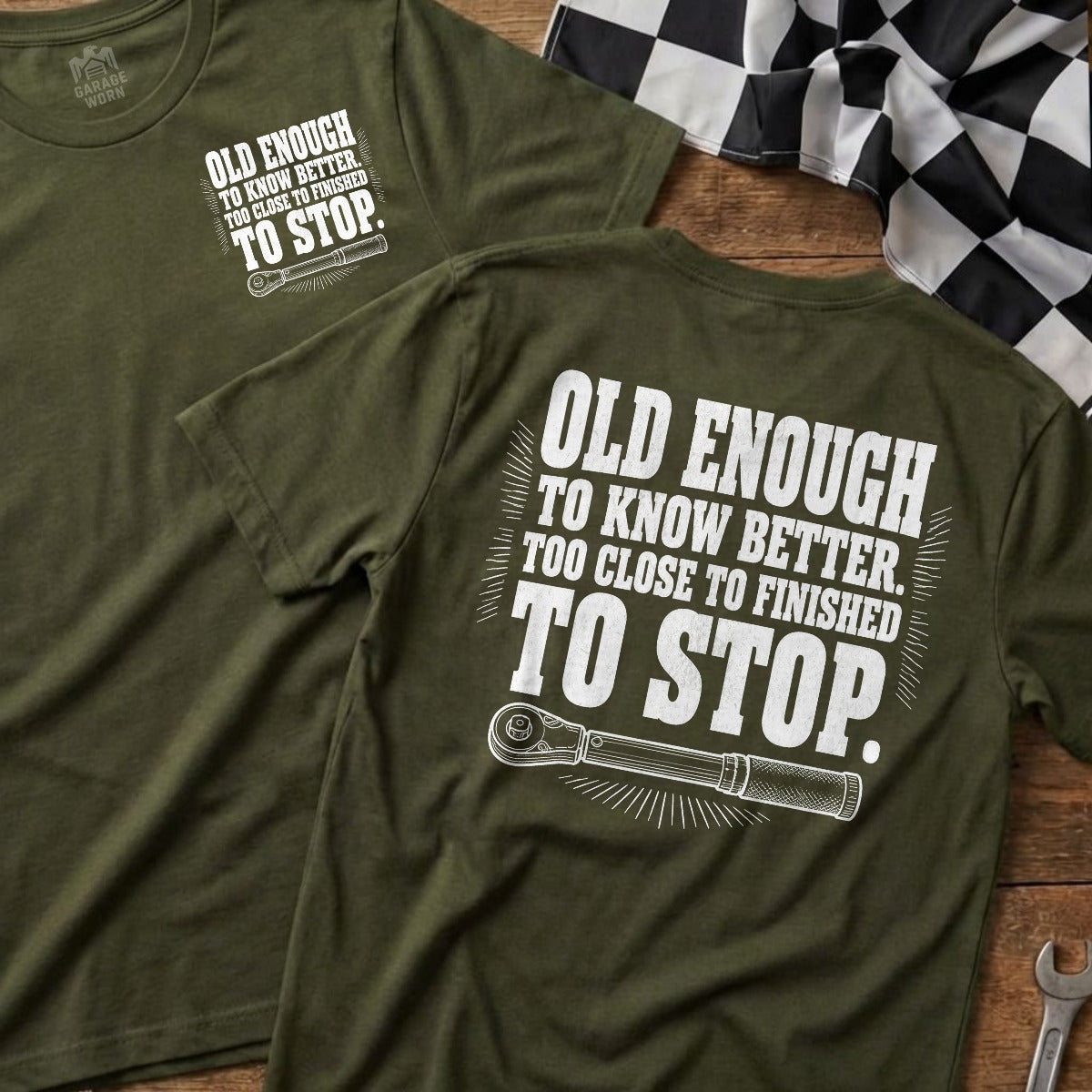 Military Green | Front & Back