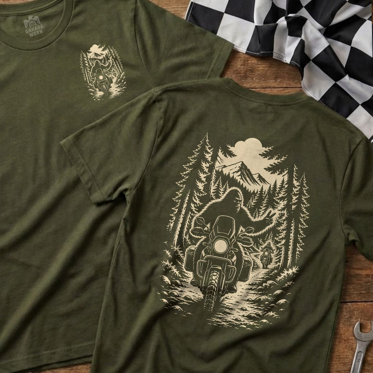 Military Green | Front & Back