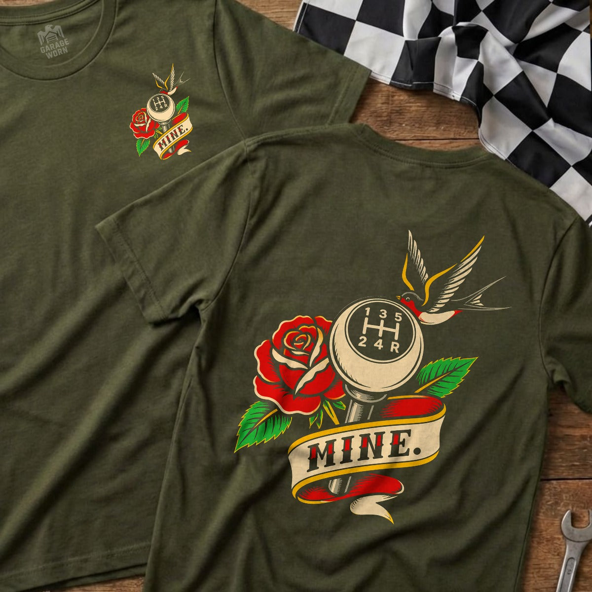 Military Green | Front & Back