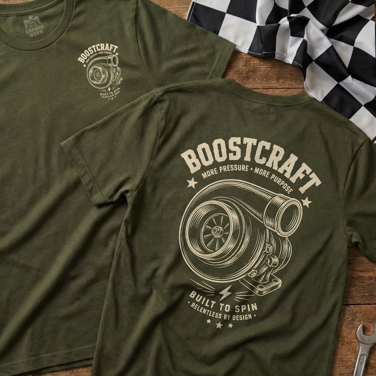 Military Green | Front & Back