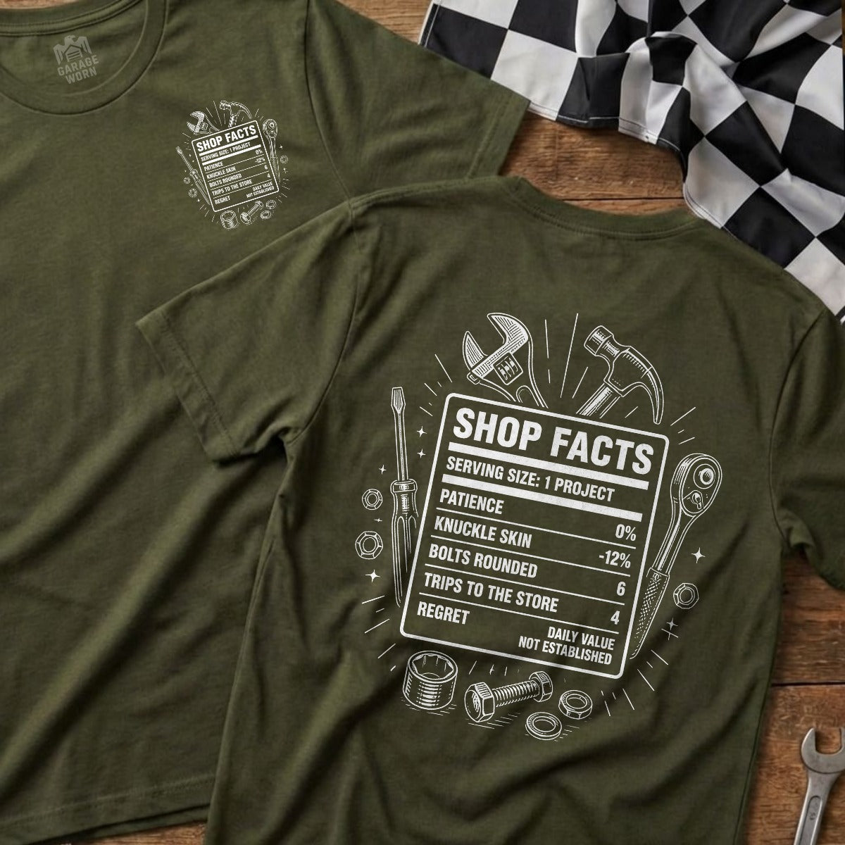 Military Green | Front & Back
