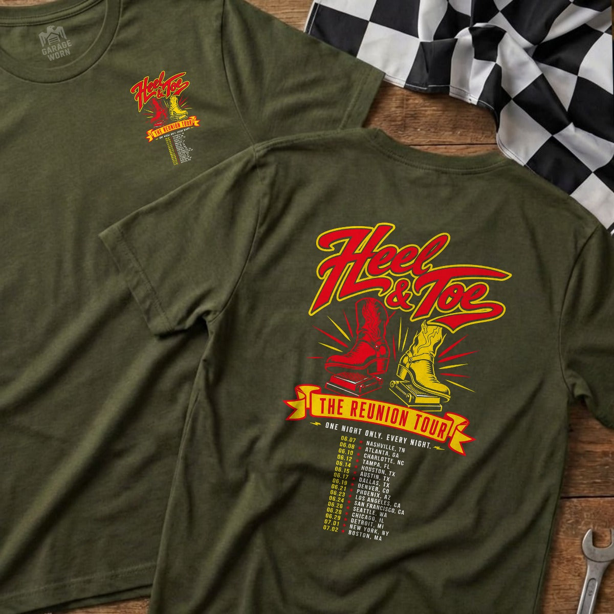 Military Green | Front & Back