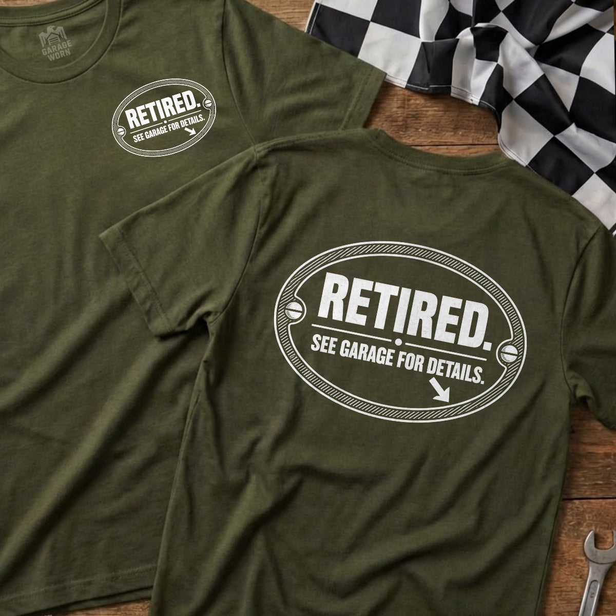 Military Green | Front & Back